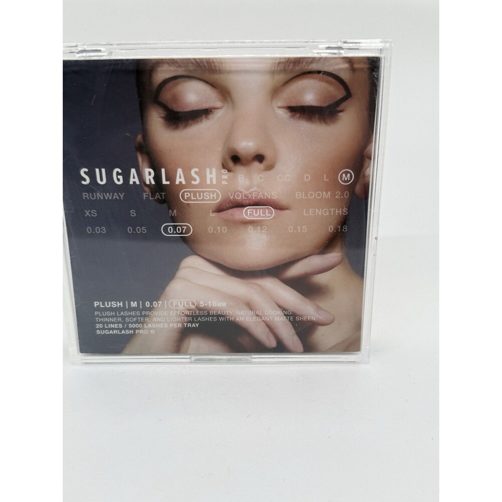 SUGARLASH Pro Plush Full M 0.07 5-16MM Eyelash Professional Extensions New‎